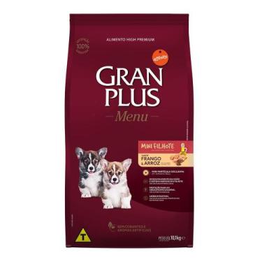 Imagem de Ração GranPlus Cão Filhote Porte Peq/Mini Frango/Arroz 10kg - Brf