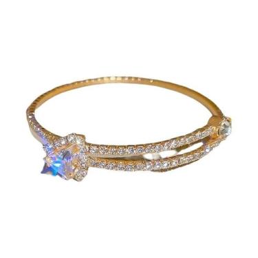 Imagem de Pulseira De Luxo Feminina Com Laço De Zircônia, Acessório Delicado E M