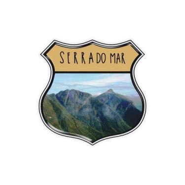 Imagem de Adesivo Turistico Resinado 3D Serra do Mar - Cobra Motoparts, PRETO