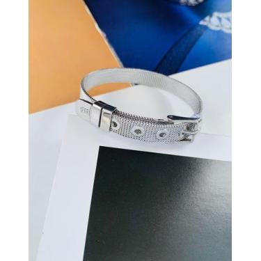 Imagem de Braceletes Pulseiras Unissex Aço Inoxidável para passantes pulseira de