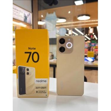 Imagem de Realme Note 70 Versão Global 256GB 8GB RAM, 256GB, Dourado