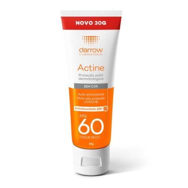Imagem de Protetor Actine FPS 60 Sem Cor Antioleosidade 30g Darrow