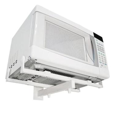 Imagem de Suporte Para Microondas E Forno Reforçado Branco Multivisão - F200 - M