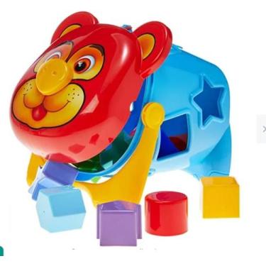Imagem de Balde didático urso tommy vermelho/azul - MERCOTOYS