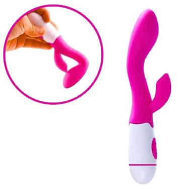 Imagem de Vibrador Ponto G e Clitóris Recarregável Female Pink - Sexy Import