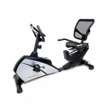 Imagem de Bicicleta Ergométrica Horizontal SF 2012H Magnética Semi-Profissional 