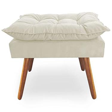 Imagem de Puff Decorativo Palito Pés Palito Platinum Decor Nude