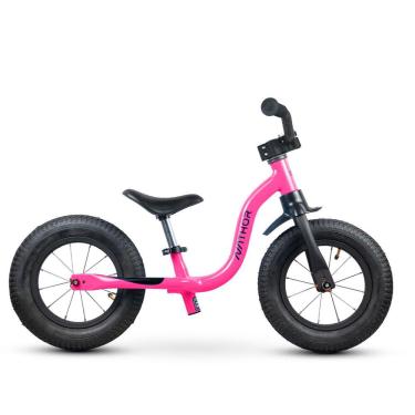 Imagem de Bike Aro 12 de Equilíbrio Balance Raiada Rosa Sem Pedal Suporta Até 21kg Nathor