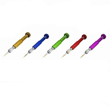 Imagem de 5 em 1 relógio chave de fenda de precisão reparo dicas mistas kit de ferramentas de reparo ímã ferramentas de reparo ferramentas de parafuso para telefones celulares, 5 peças