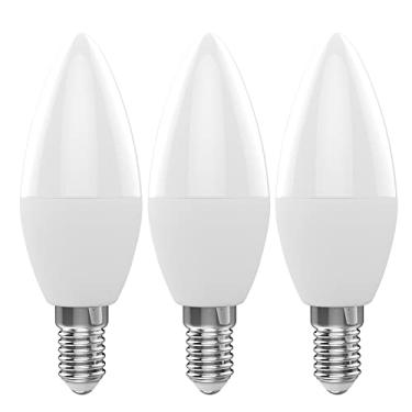 Imagem de Wemay Lâmpada inteligente WiFi RGB + W + C Lâmpada LED 5W E14 luz regulável para telefone APP SmartLife/Tuya Controle remoto compatível com Home para controle de voz, pacote de 3