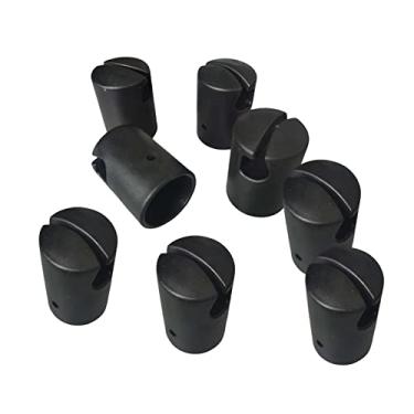 Imagem de 8 Peças de Substituição de Tampas de Poste de Trampolim Ao Ar Livre Plástico