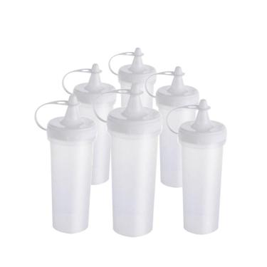 Imagem de Bisnaga de Plástico Natural 280 ml Kit 6 pçs - Plasútil