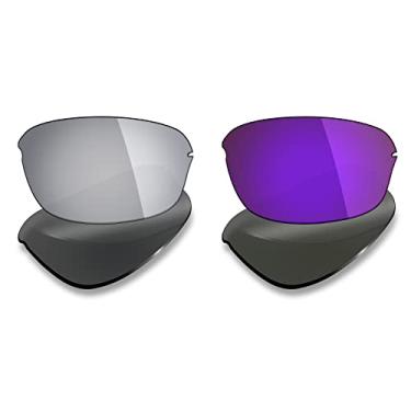 Imagem de Mryok 2 pares de lentes polarizadas de substituição para óculos de sol Oakley Half Wire 2.0 – Opções