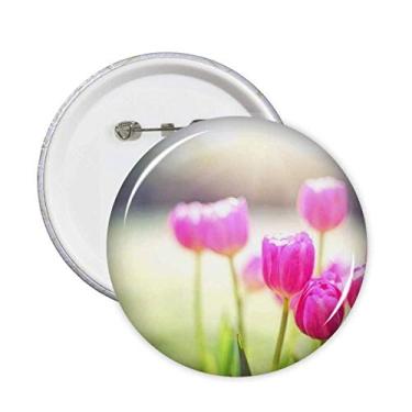 Imagem de Lindas flores do sol, alfinetes vermelhos, verdes, emblemas, botões, decoração, 5 peças