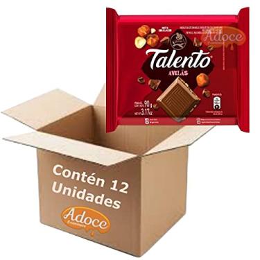 Imagem de Tablete Chocolate ao Leite com Avelãs c/12 unid. Talento - Garoto