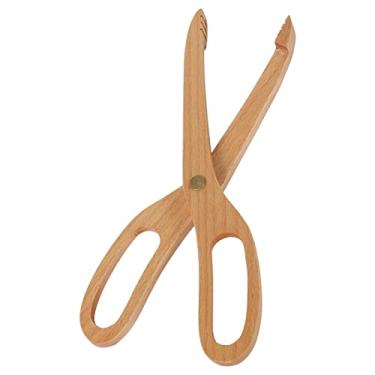 Imagem de Pinças de de madeira premium, ferramentas de pinças de de madeira para serviço pinças de torradeira servidor de salada