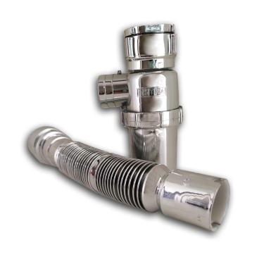 Imagem de Sifão Copo Sanfonado Pias Lavatórios Tanques Cromado Astra