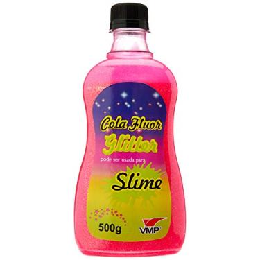 Imagem de Cola Color Fluo Gli 500G Cor Unica Caixa C/6 Pink