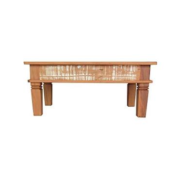 Imagem de Mesa de Centro Rústica Nemesis em Madeira de Demolição - Cód 342