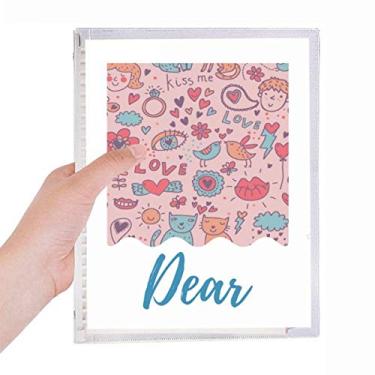 Imagem de Lovers Caderno de tinta para plantas de flores, folhas soltas, diário recarregável