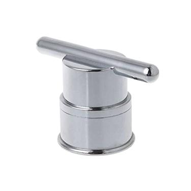 Imagem de 1 PCS Plástico galvanizado com furo único puxador da porta do chuveiro para móveis de interior Hardware para casa de banho, H