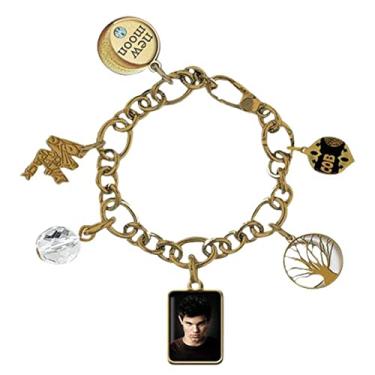 Imagem de Bracelete com pingente grosso Twilight New Moon "Jacob"