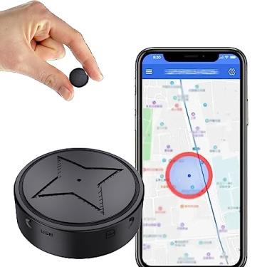 Imagem de Rastreador GPS Forte Magnético Rastreamento de Veículo Anti-Perda, Multifuncional GPS Mini Lacador (1 peça)