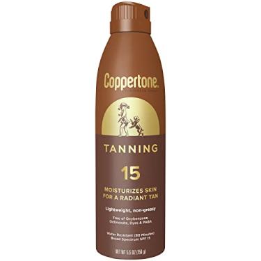 Imagem de Coppertone Tanning Dry Oil Sunscreen Continuous Spray SPF 15 (5.5 Ounce) Pack of 3