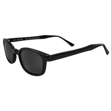 Imagem de Pacific Coast Feather Mulheres Óculos De Sol Pacific Coast X-Kd'S Matte Frame/Smoke Lens Retangular, 55Mm, 60Mm Preto