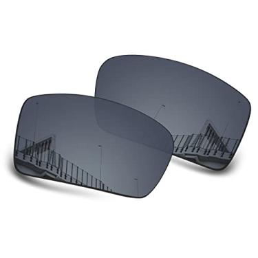 Imagem de Well-aimed Lentes de substituição compatíveis com óculos de sol Oakley Gascan OO9014 – Preto irídio polarizado