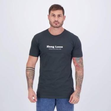 Imagem de Camiseta Hang Loose Seashield Cinza-Masculino