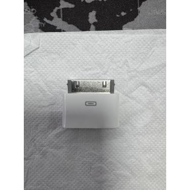 Imagem de WORLDBOYU Adaptador micro USB com conector de 30 pinos, conector de sincronização de carregamento, adaptador micro USB para dock de 30 pinos, compatível com iPhones, iPads e iPods dos primeiros