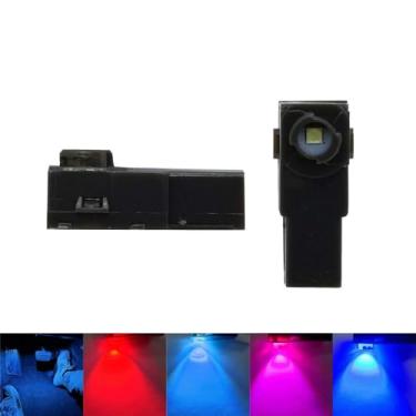 Imagem de YUDIXU Caixa de console central de luz ambiente para pés porta-luvas para Toyota Corolla NX RX Subaru SAI RAV etc. (PURPLE)