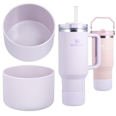 Imagem de Bota de silicone para Stanley Cup 567.0-1,134.0 g, capa inferior para Stanley 567.0 g 850.5 g IceFlow, protetor para Hydroflask 340.2-680.4 g manga de garrafa de água para Stanley Cup Boot Acessórios