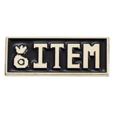 Imagem de Item Bag Menu Opção Ação Fight Act Undertale Video Game 2,8 cm Emblema de broche esmaltado, 1.1 Inches, Esmalte, Esmalte