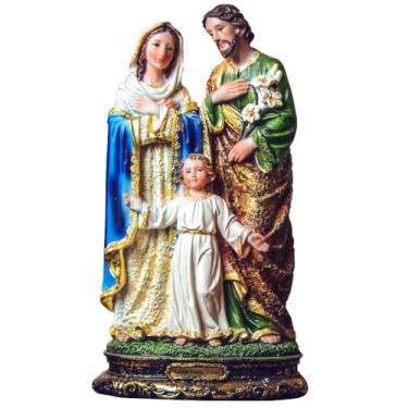 Imagem de Sacro, Imagem Sagrada Família 30cm Resina Importada
