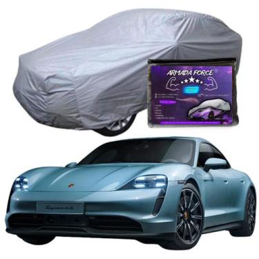 Imagem de Capa De Cobrir Carro Porsche Taycan Forrada Impermeável Armada Force -