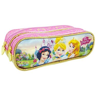 Imagem de Estojo Soft com 2 Divisões Princesas Rosa - Dermiwil