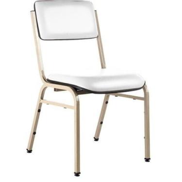 Imagem de Cadeira Empilhável para Auditórios Linha Hotel Smart Branco - Design O