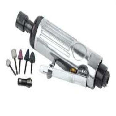 Imagem de Kit mini retifica pneumatica lixadeira politriz esmerilhadeira com ace