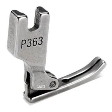 Imagem de Calcador Para Pregar Ziper Estreito Reta Industrial P363 - Universal
