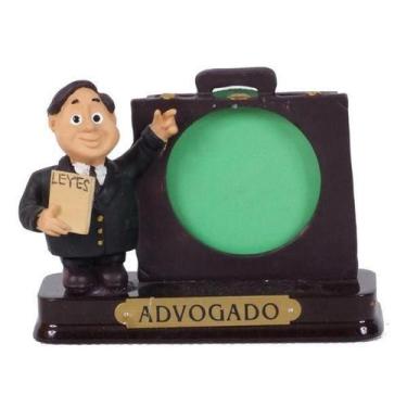 Imagem de Boneco Profissional Advogado Miniatura C/ Porta Foto 8 Cm - Zona Livre