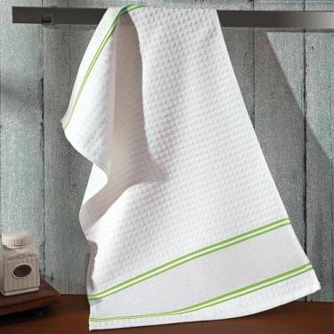 Imagem de Pano Copa Dohler Jacquard Nancy para Bordar, Verde, 40x60cm