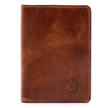 Imagem de Porta Passaporte Documentos Em Couro Rucksack 011, Canela, Masculino, 