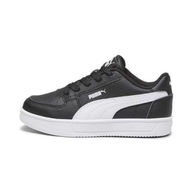 Imagem de PUMA Tênis Caven, preto e branco, 2,5 EUA unissex criança pequena, Preto/branco, 15