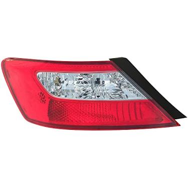 Imagem de Eagle Eyes HD469-U010L Lente/carcaça para lanterna traseira do lado do motorista para Honda Civic