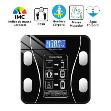 Imagem de Balança Digital Medidora Corporal Bioimpedância até 180kg - Arco