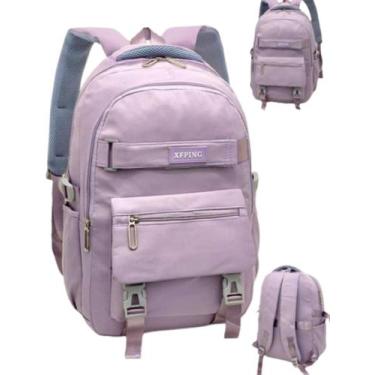 Imagem de Mochila De Costas Juvenil Escolar Feminina Reforçada Espaçosa - Xping,