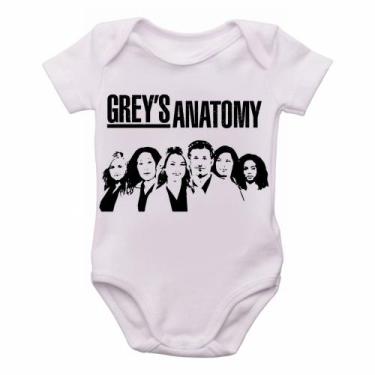 Imagem de body nenê criança roupa bebê  Grey's Anatomy Personagens - Empório Dut