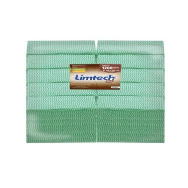 Imagem de Pano Multiuso Wiper Limtech - 33cm X 50cm - 45g/m² - 120 Folhas - Verd